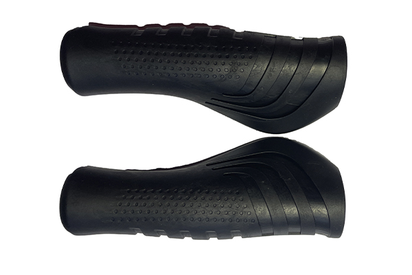 Ручка руля 130 мм (пара), с анатомическим хватом, цвет че...