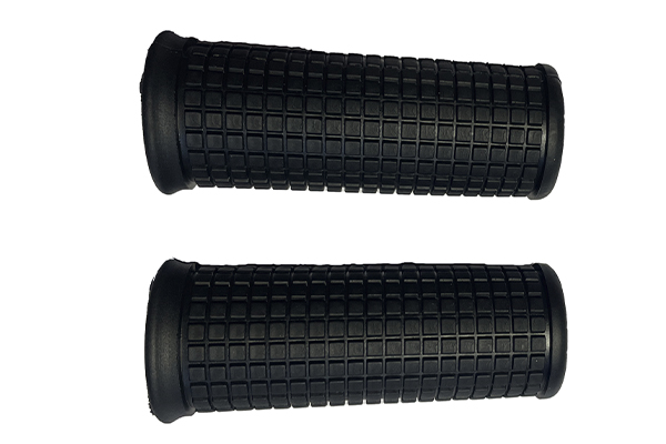 Ручка руля 75 мм (пара) мягкая черная "Мелкий Шип"