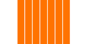 Наклейки световозвращающие "Полоса" оранжевые