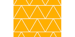 Наклейки световозвращающие "Треугольник" желтые