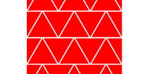 Наклейки световозвращающие "Треугольник" красные